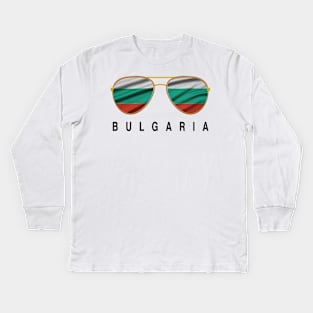 Bulgaria Sunglasses, Bulgaria Flag, Bulgaria gift , Bulgarian Kids Long Sleeve T-Shirt